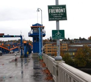 Fremont Bridge.enter the neighborhood on November 11 2017
